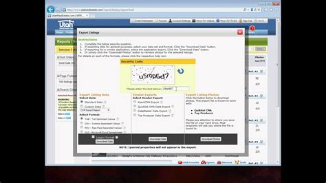 Comp Importer Step 1 Exporting comparable sales from the WFRMLS.avi YouTube