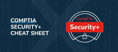 CompTIA Security+ Cheat Sheet (Updated for Latest Exam)