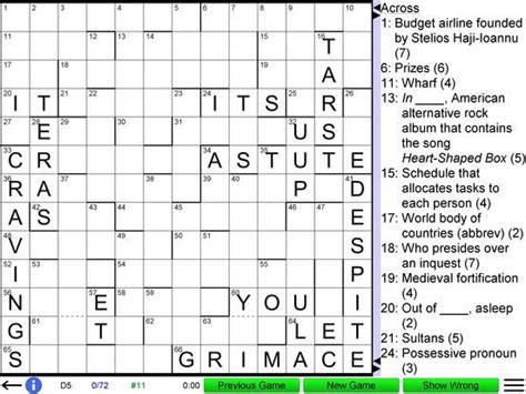 Compact Crossword