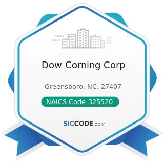 Companies for dow-corning SICCODE.com