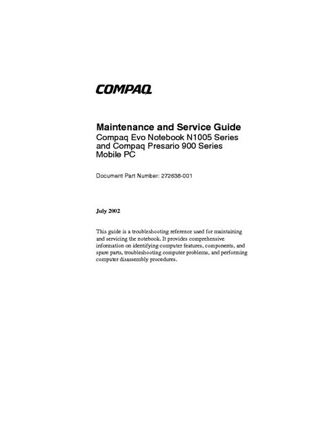 Compaq presario 900 series service manual. - Manual for realistic scanner pro 36.