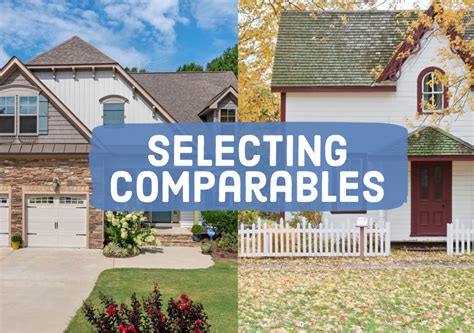 Comparables. The subject property has 1,500 square feet, 3 bedrooms, 2 baths, a fireplace and 1 car garage. A broker found 3 comparable properties that recently sold for $160,000, $155,000 and $170,000 respectively. Comparable 1 sold 3 months ago has 1,550 square feet, 3 bedrooms, 1.5 baths, a fireplace, and no garage. 