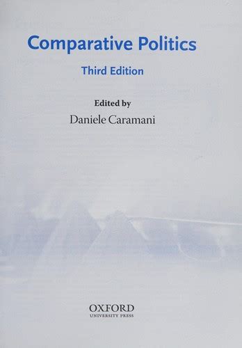 Comparative Politics by Daniele Caramani | Open Library