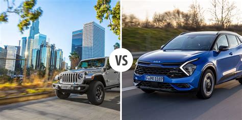  - 2023 Compare Jeep Wrangler vs Kia Sportage CarBuzz