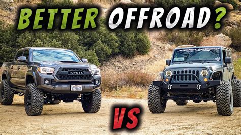  - 2023 Compare Jeep Wrangler vs Toyota Tacoma CarBuzz
