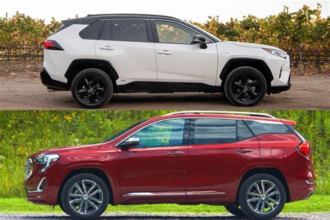 Compare 2024 GMC Terrain vs Toyota RAV4 CarBuzz