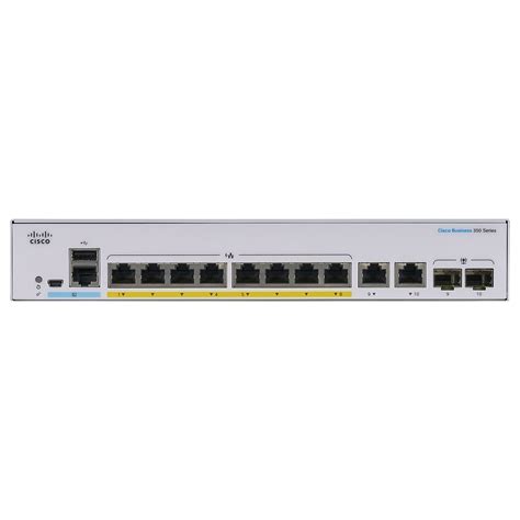 Compare Cisco CBS350-8FP-E-2G 8-Port Gigabit PoE