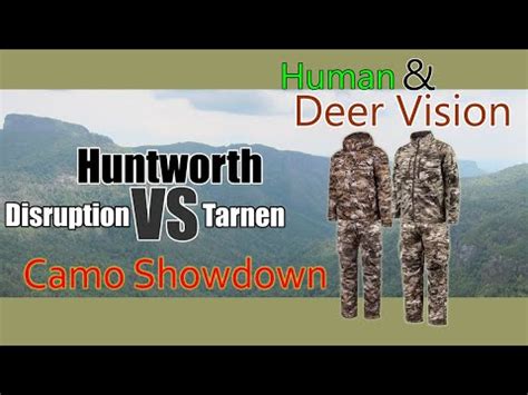 Compare Huntworth Camo Patterns Disruption VS Tarnen in 16