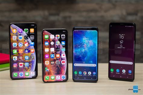 Compare Samsung Galaxy S9 vs. Apple iPhone XS