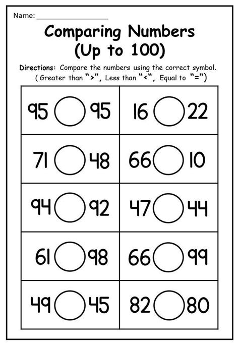 Comparing Numbers Learning & School Toys & Games