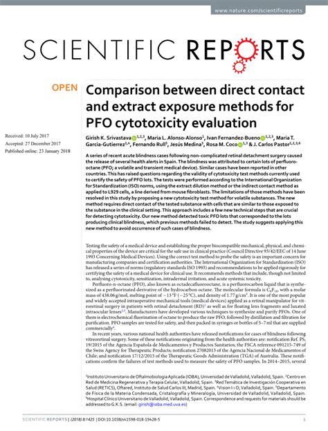 Comparison between direct contact and extract …