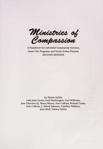 Compassion in action a ministry manual. - B5 a4 auto to manual swap.