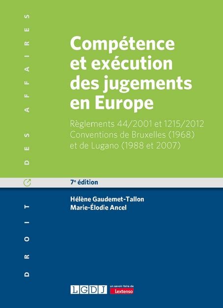 Compétence et exécution des jugements en europe. - Manual de usuario de ford trail blazer.