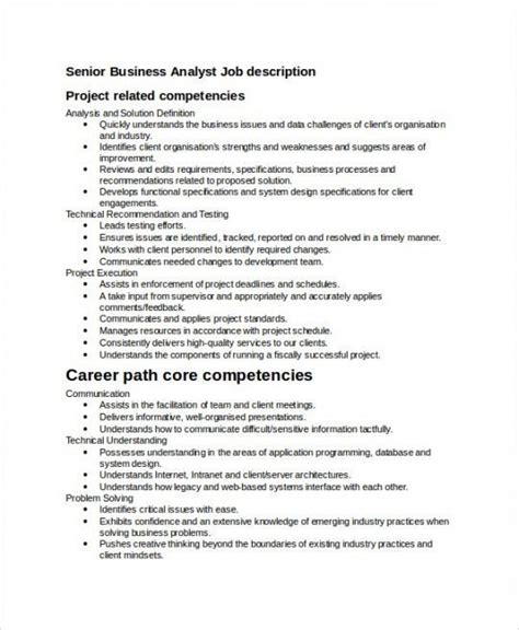 Competency Based Competency Based Job Descriptions Templates