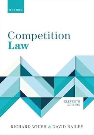 Read Competition Law By Richard Whish