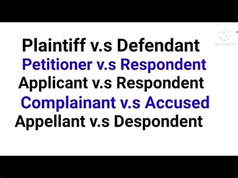 Complainant vs respondent. Things To Know About Complainant vs respondent. 