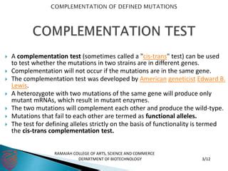 Complementation test - SlideShare