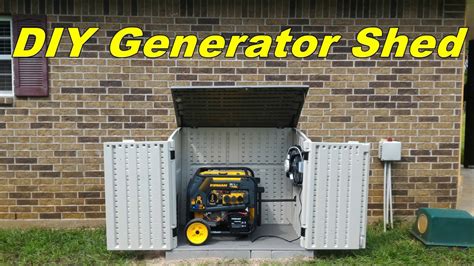 Complete Guide to Building a Portable Generator Shed