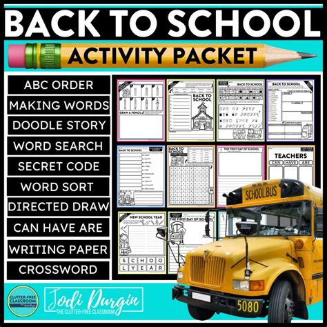 Complete Your Back to School Packet by Sept. 30, 2024