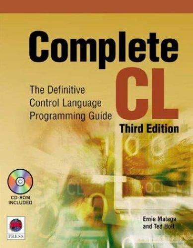 Complete cl the definitive control language programming guide with cdrom. - Statics of rigid bodies pytel solution manual.