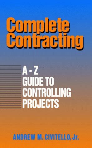 Complete contracting a to z guide to controlling projects. - Manuale casio 115 es casio 115 es manual.