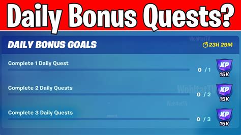 2017 Browse game Gaming Browse all gaming Streamed 1 day ago What are Daily Bonus Goals in Fortnite? (Complete Daily Bonus Goals in Fortnite Chapter 3 Season 2)#Fortnite. 