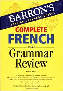 Complete french grammar review barrons foreign language guides. - Contribuição à morfologia do sítio de marabá.