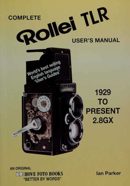 Complete rollei tlr user s manual. - A futurists guide to emergency management by adam s crowe.