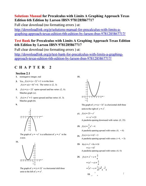 Complete solutions guide for use with precalculus 7th edition and precalculus with limits. - Haulotte h 43 tpx service manual.