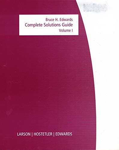 Complete solutions guide volume 1 calculus v 1. - Wo rterbuch zur valenz und distribution der substantive.