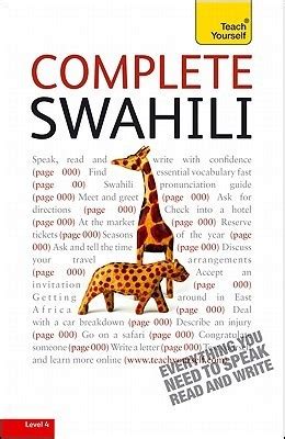 Complete swahili a teach yourself guide. - 1994 ford econoline 150 van engine manual.