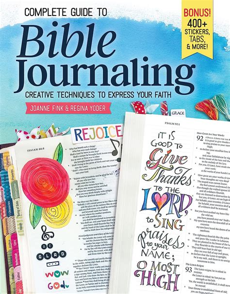 Read Online Complete Guide To Bible Journaling Creative Techniques To Express Your Faith By Joanne Fink