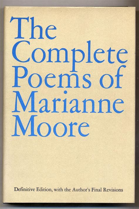 Read Complete Poems By Marianne Moore