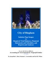 Completed city of bingham solutions manual. - The treasure hunters handbook britains buried treasure and how to find it.
