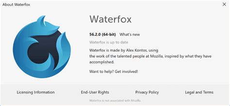 Complimentary Get of Moveable Waterfox 56.2.5