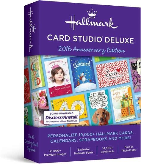 Complimentary get of the Deluxe version of Hallmark Card Studio 2023