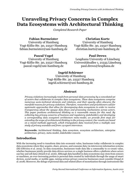 Complex Data Ecosystems World Privacy Forum