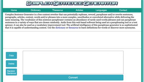 Complex Sentence Generator Review Study Llama