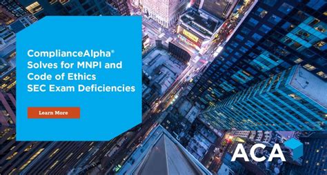 ComplianceAlpha Solves for MNPI and Code of Ethics Deficiencies