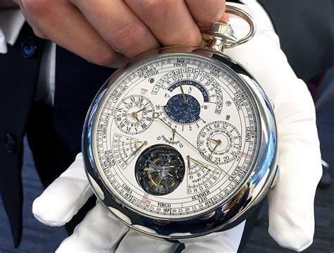 Jun 14, 2017 · The Reference 57260 takes this reputation to the next level. Dubbed the world’s most complex piece, this 50mm thick pocket watch boasts 57 individual complications made up from over 2,800 ... 