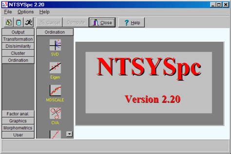 Independent access of modular Ntsyspc 2.10e