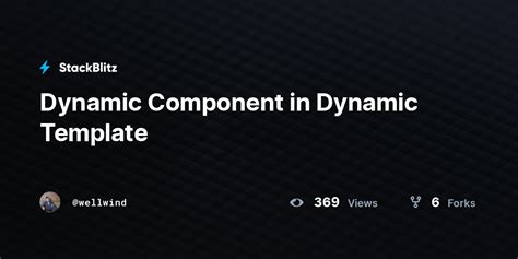 Component Without Template StackBlitz