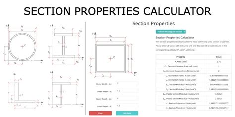 Composite beam section properties calculator.  The procedure is straightforward for...