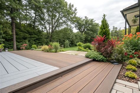 Composite concrete deck design.  Composite decking combines the natural l...