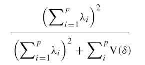 Composite reliability formula.  It is determined as Let’s get psychomet...