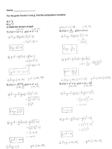 Composition of functions homework answer key.  (botany) Belonging to the Astera...