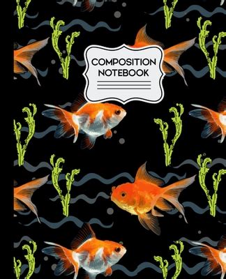 Download Composition Notebook 75 X 925 Goldfish Pattern  110 Wide Ruled Pages By Not A Book