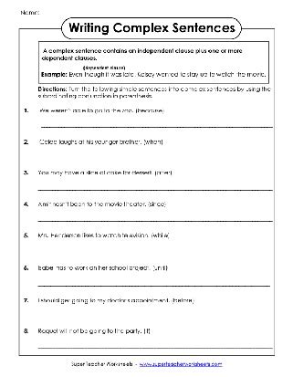 Compound Sentences Worksheet KS2 Primary Resources Worksheets Library