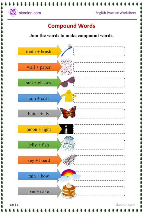 Compound Words For Grade 2