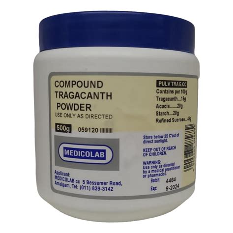 Compound tragacanth powder.  Compound III App Markets Documentation Security Gov...